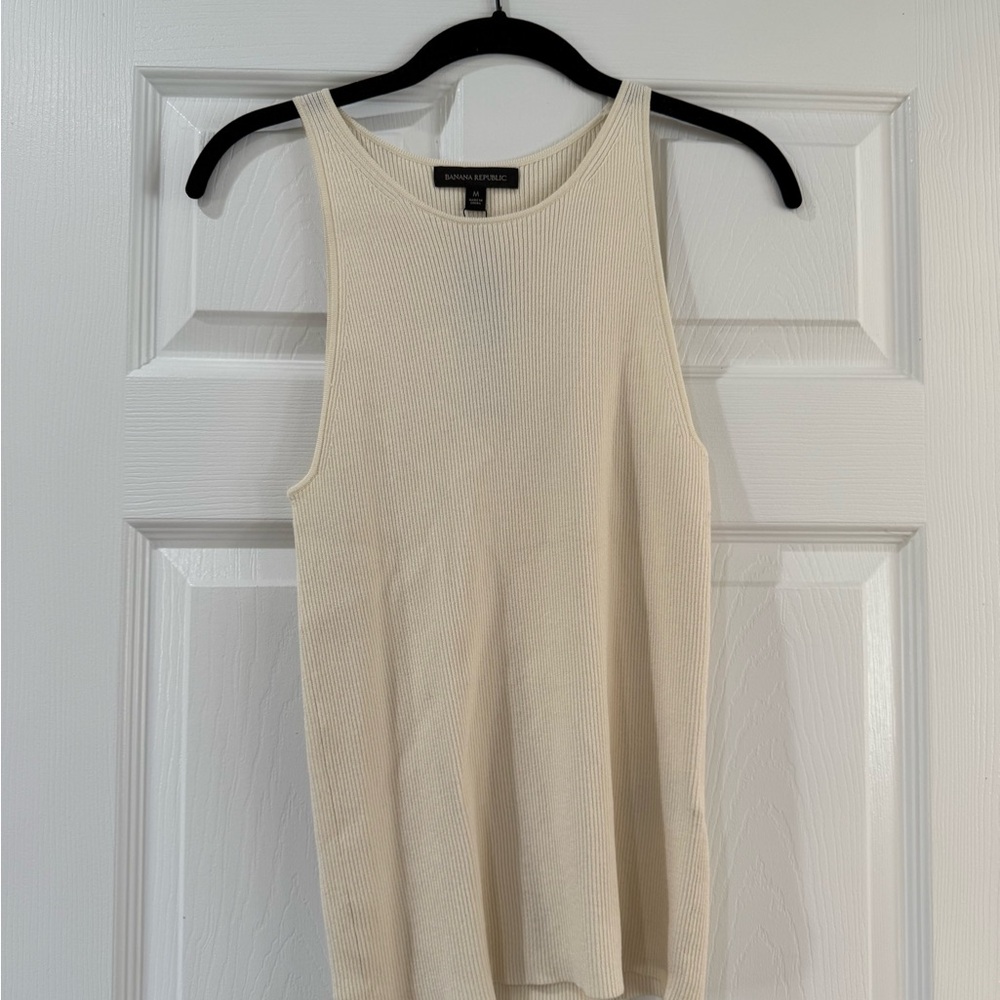 Banana Republic Ivory Tank Top